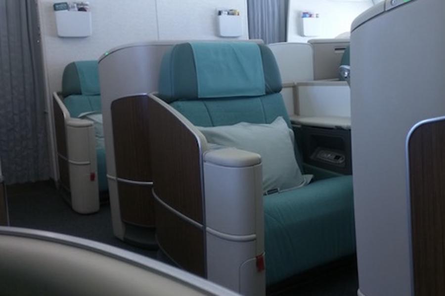 Korean Air First Class Airbus A380 JFK to ICN
